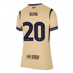 Barcelona Dani Olmo #20 Borta Kläder Dam 2025-26 Kortärmad